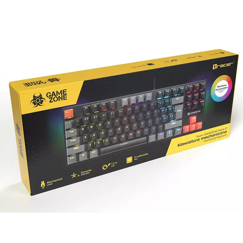 TRACER mechaninė klaviatūra GAMEZONE Blade 87