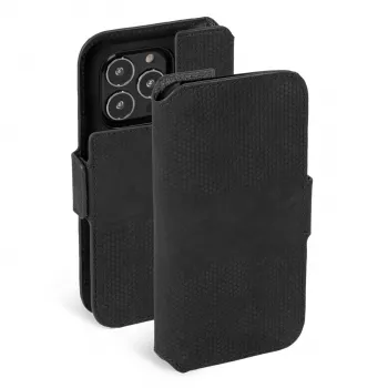 Dėklas-piniginė Krusell 62396, skirtas iPhone 13 Pro Max 17 cm, juodas