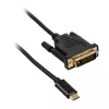 DVI laidas Akasa AK-CBCA10-18BK 1,8 m DVI-D juodas