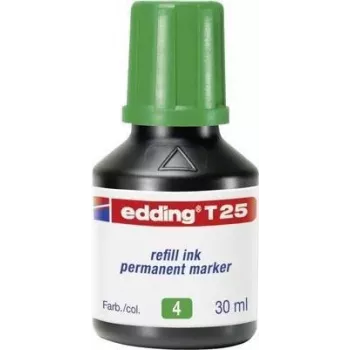 Papildomas rašalo užpildas Edding T 25 žalias 30 ml suderinamiems Edding žymekliams