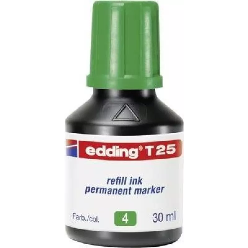 Papildomas rašalo užpildas Edding T 25 žalias 30 ml suderinamiems Edding žymekliams
