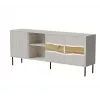 Cama INSERTO 3D1W komoda 190x40x80 kašmyro + LED