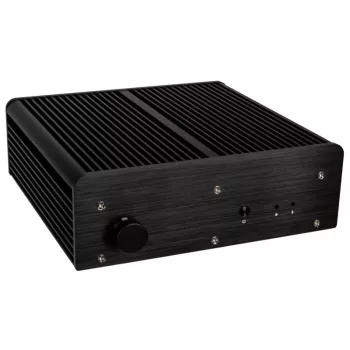 PC korpusas Akasa Pascal PX itin mažo formato, juodas