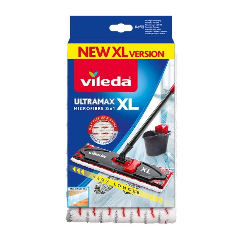 Šluostės padėklas Vileda UltraMax XL raudona balta
