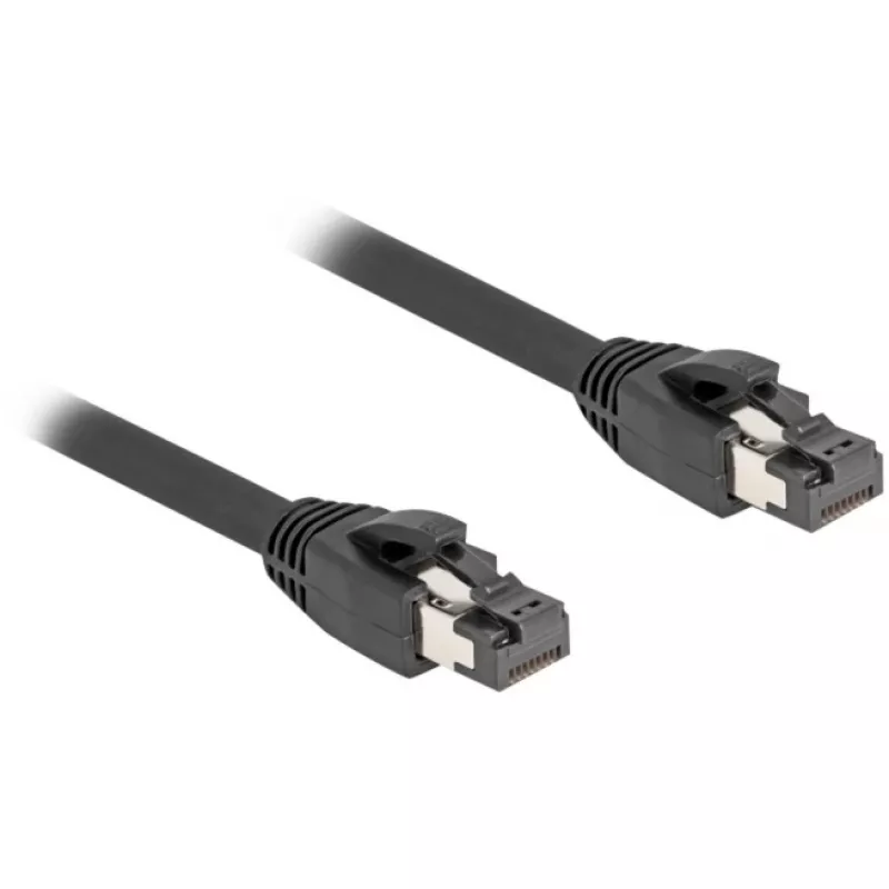 Tinklo kabelis DeLOCK RJ45 Cat.8.1 15 m juodas