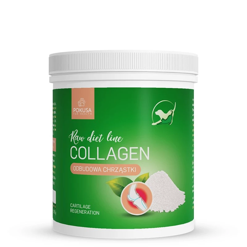 POKUSA RawDietLine kolagenas - papildai šunims ir katėms - 200g