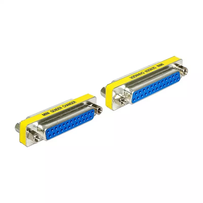 DeLOCK 65483 jungčių adapteris Sub-D 25 mėlynas sidabrinis geltonas