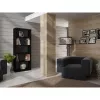 Topeshop R60 CZERŃ biuro knygų spinta