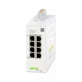WAGO 852-1812 Lean-Managed-Switch 8 prievadų 1000Base-T šviesiai pilkas