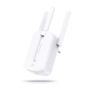 Mercusys WiFi N kartotuvas, 300 Mbps WiFi tinklo plėtiklis, belaidis stiprintuvas MW300RE (N300, 2 išorinės antenos)