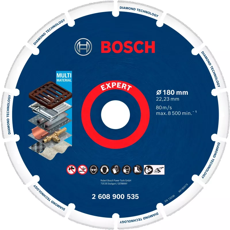 Bosch 2 608 900 535 sukamasis įrankis šlifavimo/šlifavimo reikmenys Ketaus, Metalas, Plastikas Pjovimo diskas
