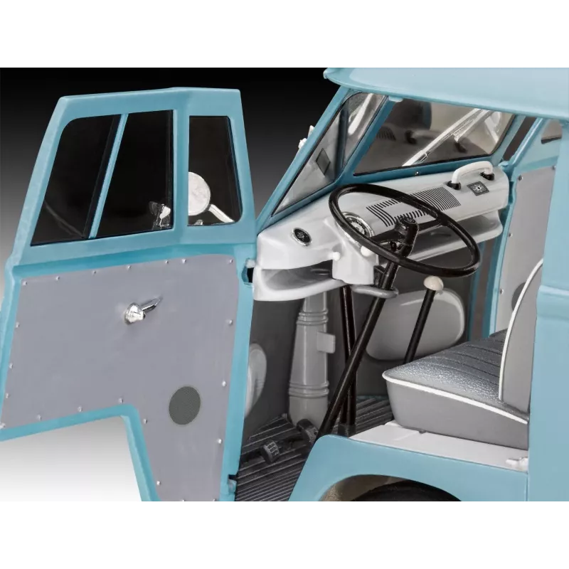Plastikinis modelis VW T1 Panel Van - Gulf apdaila 1/24