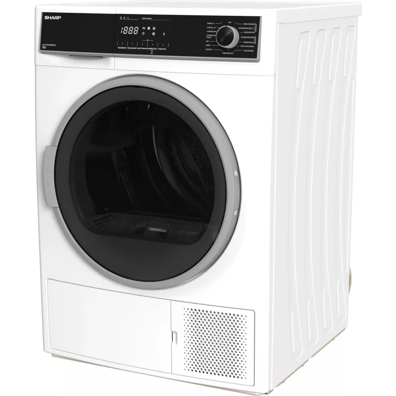 Sharp KD-HHH8S8GW3-DE skalbinių džiovyklė Laisvai pastatoma Pakraunama iš priekio 8 kg Balta