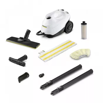 Cilindrinis garų valytuvas Kärcher SC 3 EasyFix — 1900 W, 0,5 L talpa, 3,5 bar, 2,2 m žarna