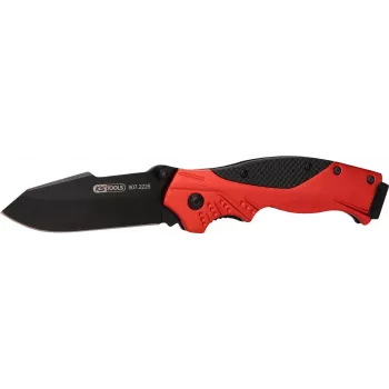 Sulankstomas peilis ks tools 907.2225 — 34 mm geležtė, užrakinimo mechanizmas