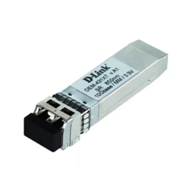 D-Link 10GBase-SR SFP+ siųstuvas-imtuvas, 80/300 m, šviesolaidis, 10000 Mbit/s, SFP+, LC, 50/125, 62.5/125 µm, SR