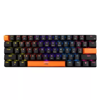 Mechaninė klaviatūra Baracuda Dolphin Juoda US išdėstymu su Blue jungikliais