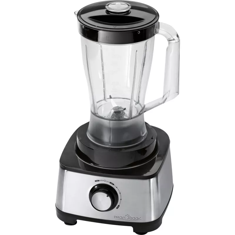 ProfiCook PC-KM 1063 virtuvės kombainas 1200 W 1,75 l juodas, nerūdijantis plienas