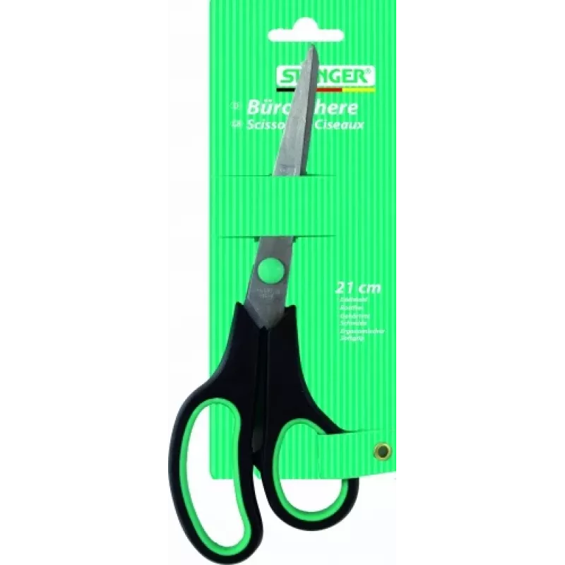 Žirklės Stanger 340101 nerūdijantis plienas 21 cm — buities ir amatų pjovimo įrankis