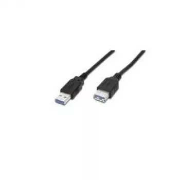 USB ilginimo kabelis DIGITUS AK-112331, 3 m, USB A kištukas prie USB A lizdo, USB 3.2 Gen 1, juodas