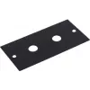 Stovo panelė Omnitronic Modul 2HE su 2x 6,35 mm (1/4 colio) lizdų jungtimis, išpjova 44x88 mm