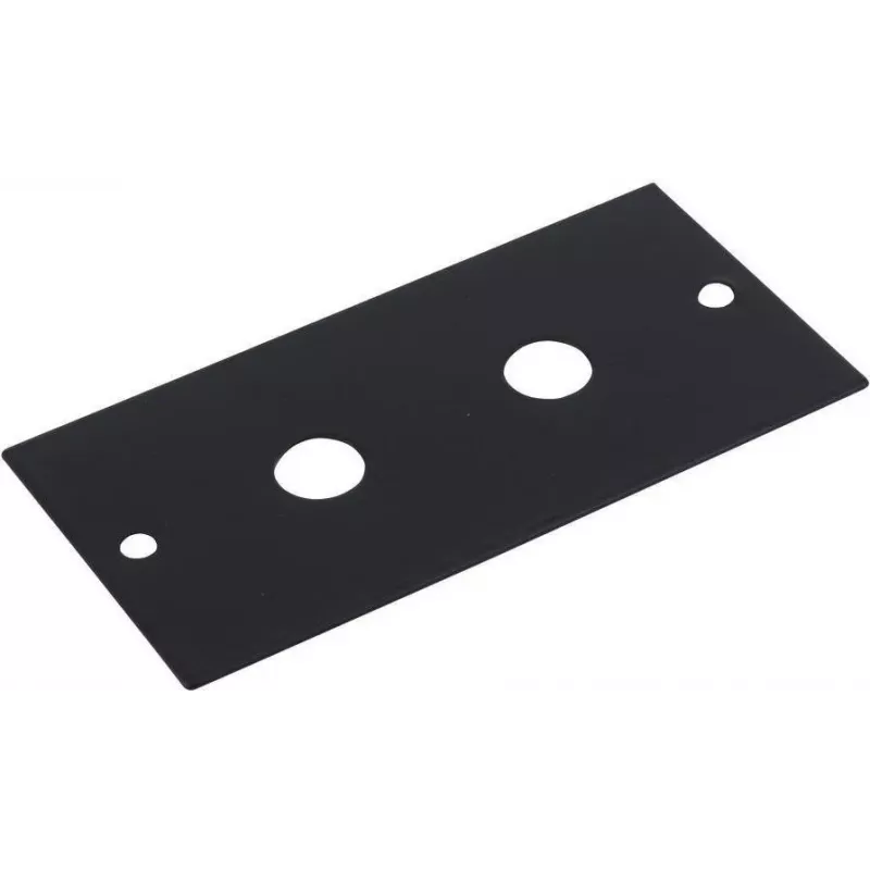 Stovo panelė Omnitronic Modul 2HE su 2x 6,35 mm (1/4 colio) lizdų jungtimis, išpjova 44x88 mm