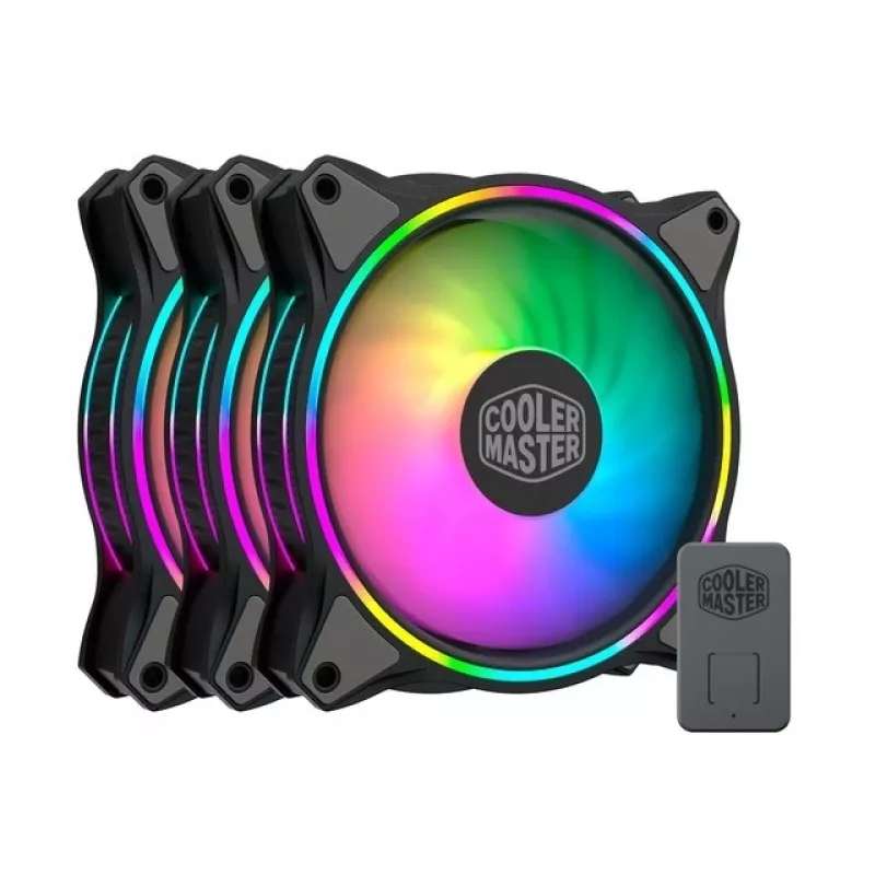 Aušintuvo ventiliatorius Cooler Master MasterFan MF120 Halo 3-in-1