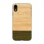 man and wood išmaniojo telefono dėklas, skirtas iPhone XR — bambukų miško juodas