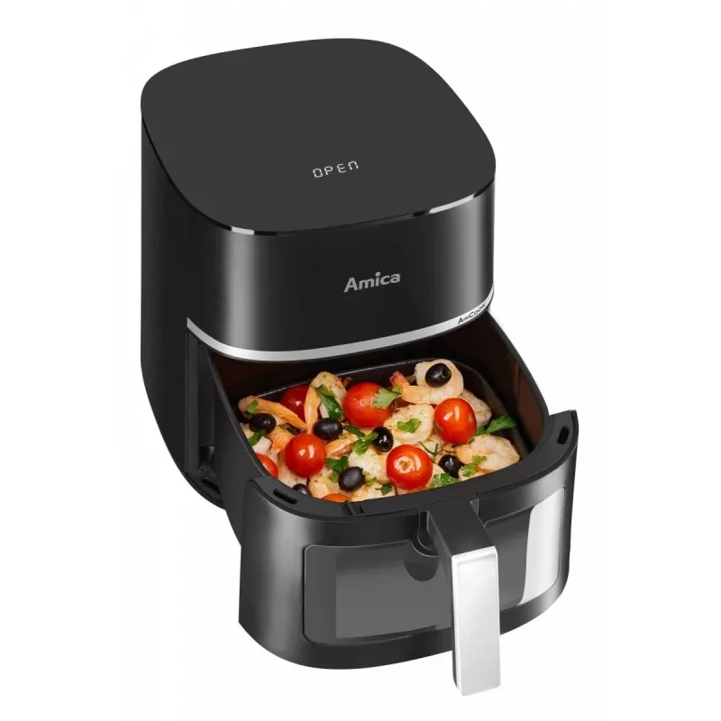 Oro gruzdintuvė AMICA AFM 6020 — 7 l talpa, 1800 W, reguliuojama temperatūra ir laikmatis