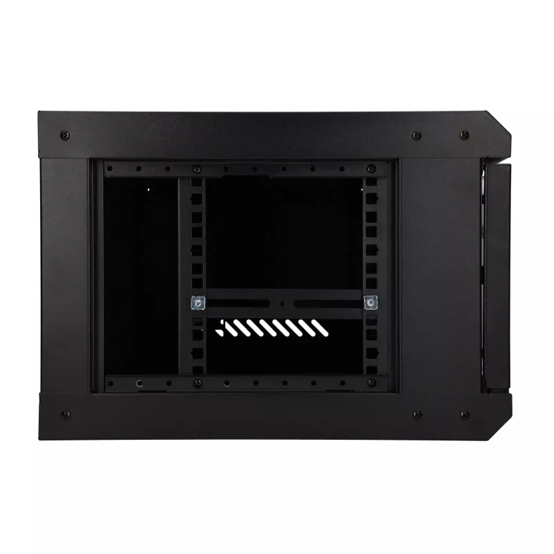 EXTRALINK LITE 4U 530X400 SIENINĖ RACK SPAUČIŲ JUODA SU LENTYNA