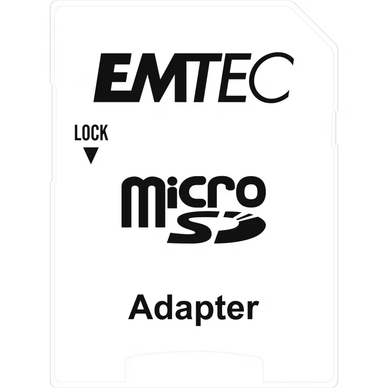 EMTEC Gold+ - „Flash“ atminties kortelė (su SD adapteriu) - 64GB - 10 klasė - microSD - Gold (ECMSDM64GXC10GP)