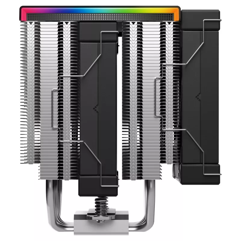 CPU oro aušintuvas DeepCool AK620 Digital SE, dviejų bokštų, 6x Ø6 mm šilumos vamzdžiai, 2x 120 mm PWM ventiliatoriai, RGB, aukštis 161 mm