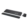Logitech MX Keys combo for Business Gen 2 Klaviatūra Pelė komplekte Biuro RF belaidis + Bluetooth AZERTY Prancūzų Grafitas