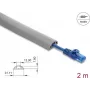 Kabelių apvalkalas DELOCK 20766 pilkas PVC 1 vnt.