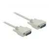 Serijinis kabelis DeLOCK 85975 smėlio spalvos, 1 m, Sub-D15