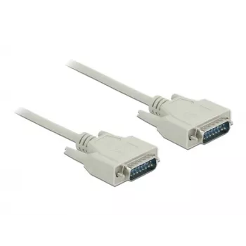 Serijinis kabelis DeLOCK 85975 smėlio spalvos, 1 m, Sub-D15