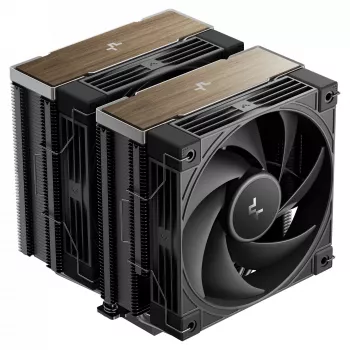 Oro aušintuvas DeepCool AK620 G2, 120 mm ventiliatorius, suderinamas su LGA1700/1200/115x ir AM4/AM5, juodas, 144×127×159 mm