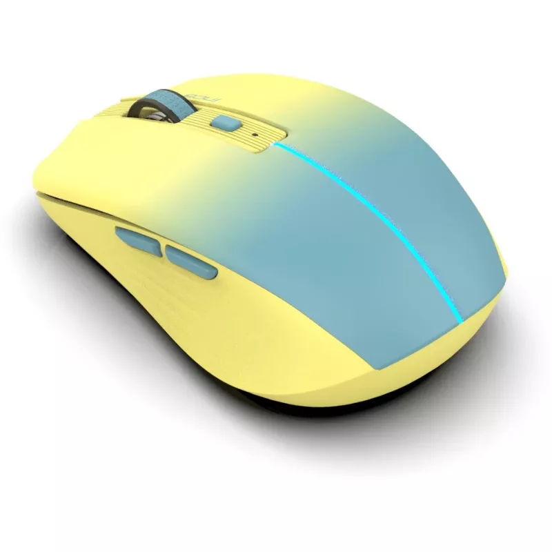Cian Technology GmbH INCA pelė IWM-511RS Blt+Wrls RGB pagrindinė spalva Geltona