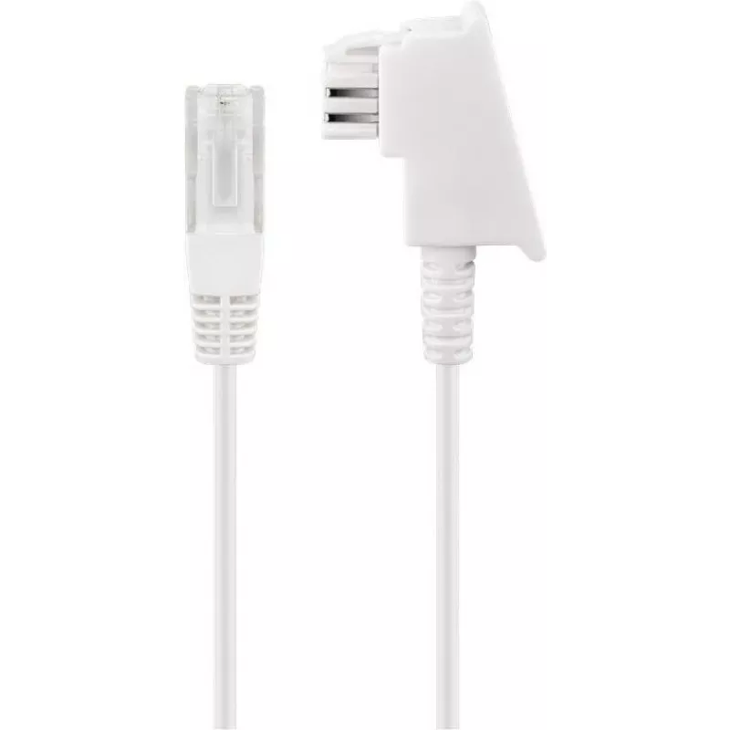 Goobay 60672 telefono laidas 10 m baltas (60672)