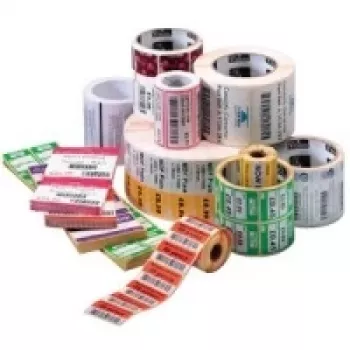Zebra Z-Select 2000D Juoda, White Self-adhesive printer label