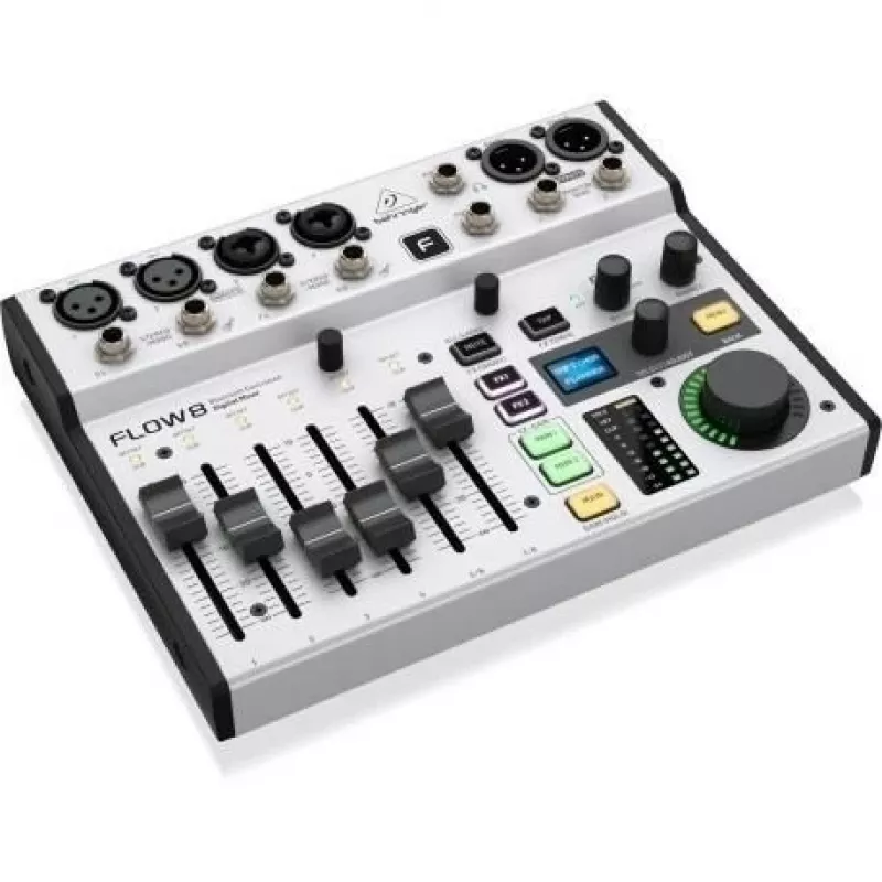 Skaitmeninis maišytuvas Behringer FLOW 8 — 8 kanalų USB garso sąsajos maišytuvas