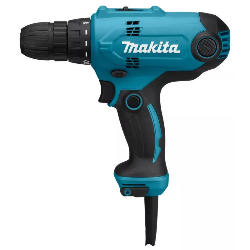 Makita DF0300 grąžtas 1500 aps./min. beraktis 1,2 kg juoda, mėlyna