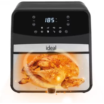 Karšto oro gruzdintuvė Eldom IK1501 — 6,5 L, 1800 W, jutiklinis LED, reguliuojamas termostatas, nuimamas indaplovėje plaunamas dubuo