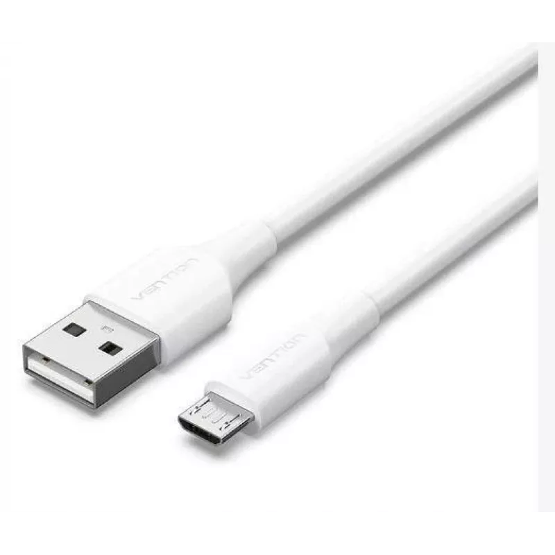 Kabelis USB2.0 į MICRO-B / 2M Baltas Ctiwh Vention