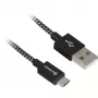 USB A–B laidas Sharkoon 3,0 m su aliuminio pynimo ekranu