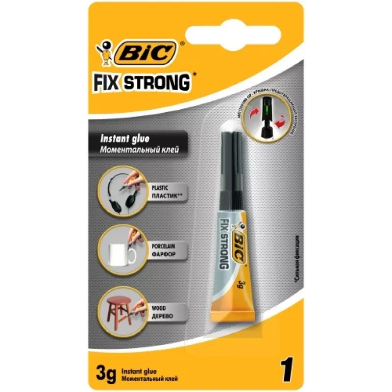 BIC GLUE FIX STRONG 3G LQD BL1 GRP2 EU, 1 vnt. 9020852