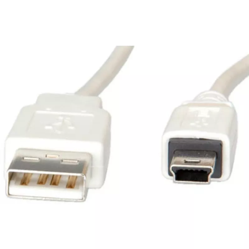 VALUE USB 2.0 kabelis, A tipo - 5 kontaktų Mini 3,0m (11.99.8730)