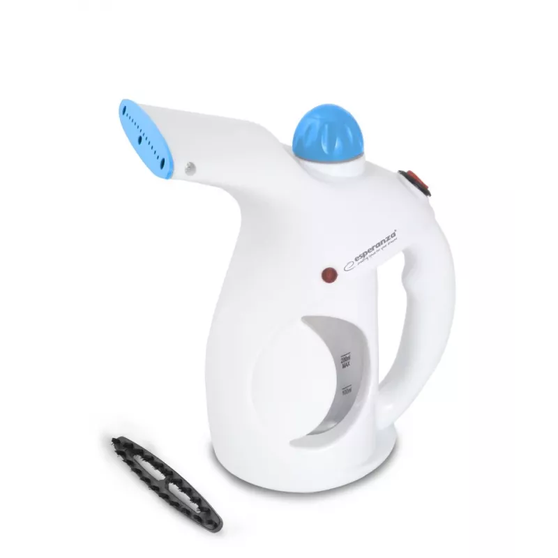 Rankinis drabužių garintuvas ESPERANZA EHI006 — 800 W, 15 g/min garų, 0,2 l talpa, 1,5 m laidas, juodas