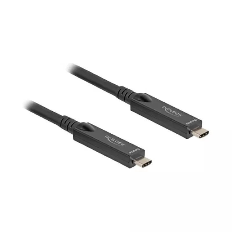 DeLOCK USB laidas USB 3.2 Gen 2 10m USB C Juodas 84257