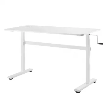 Rankinio aukščio reguliavimo stalas Ergo Office, maks. 40 kg, maks. aukštis 117 cm, su stalviršiu darbui stovint ir sėdint, ER-401 W